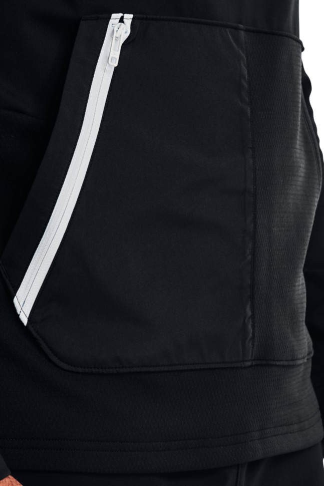 Чоловіча толстовка Under Armour UA Rush All Purpose Hoodie чорна 1370450-001 изображение 6