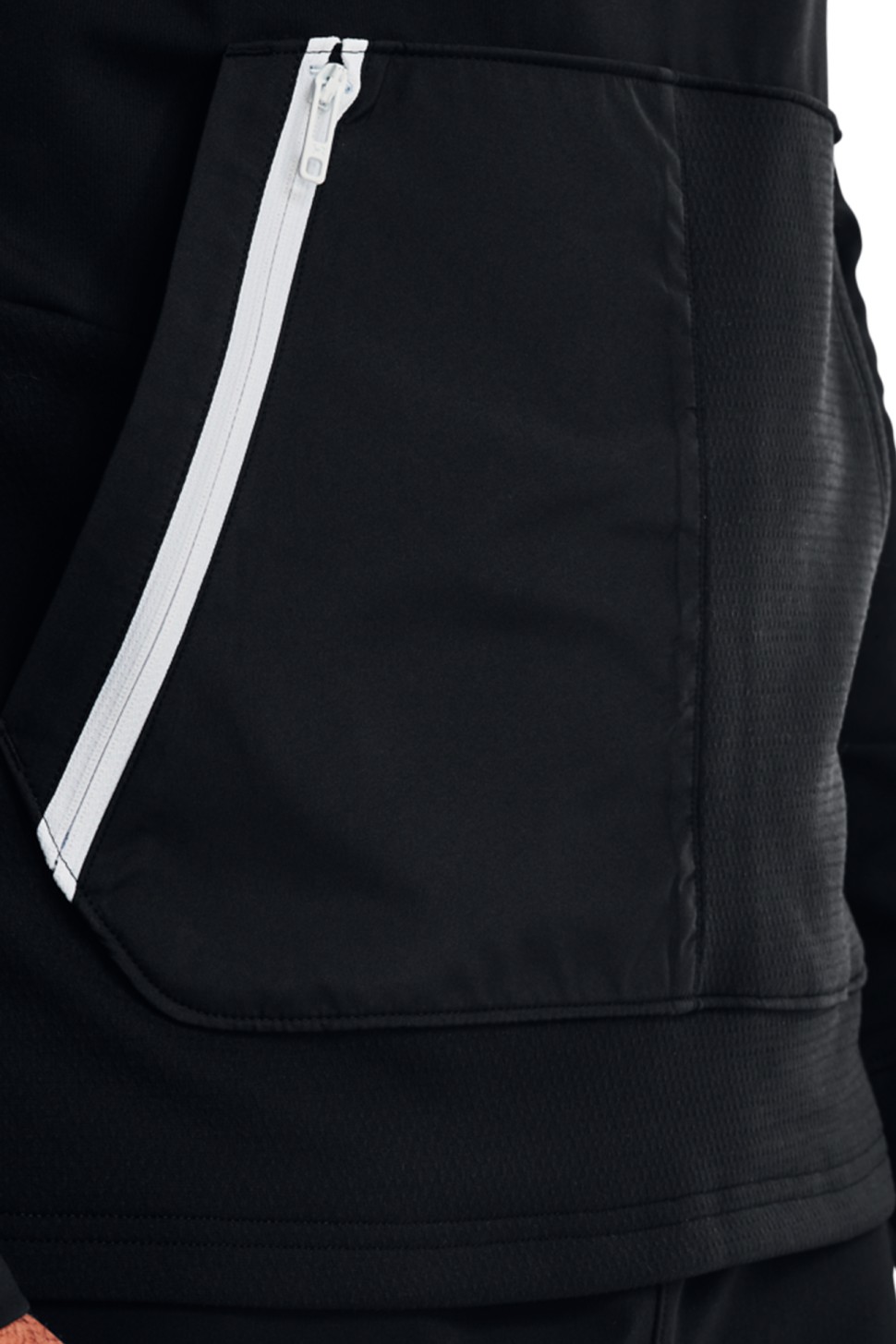 Чоловіча толстовка Under Armour UA Rush All Purpose Hoodie чорна 1370450-001 — фото 6