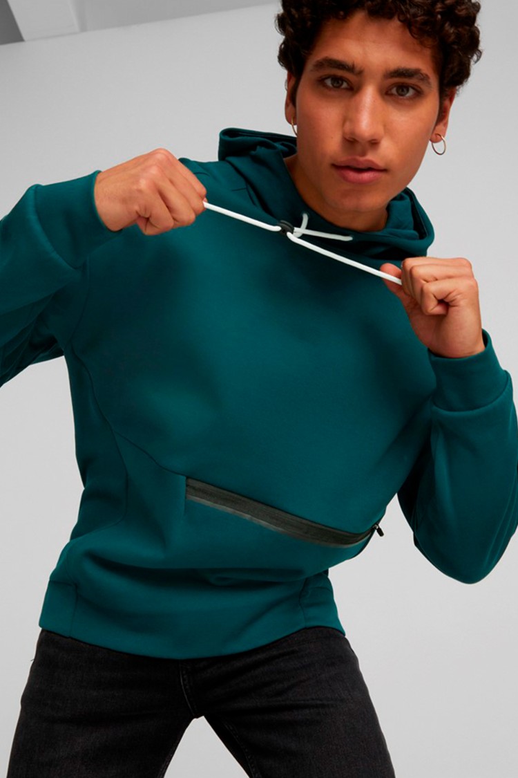 Толстовка мужская Puma RAD/CAL Hoodie зеленая 84977924 изображение 2