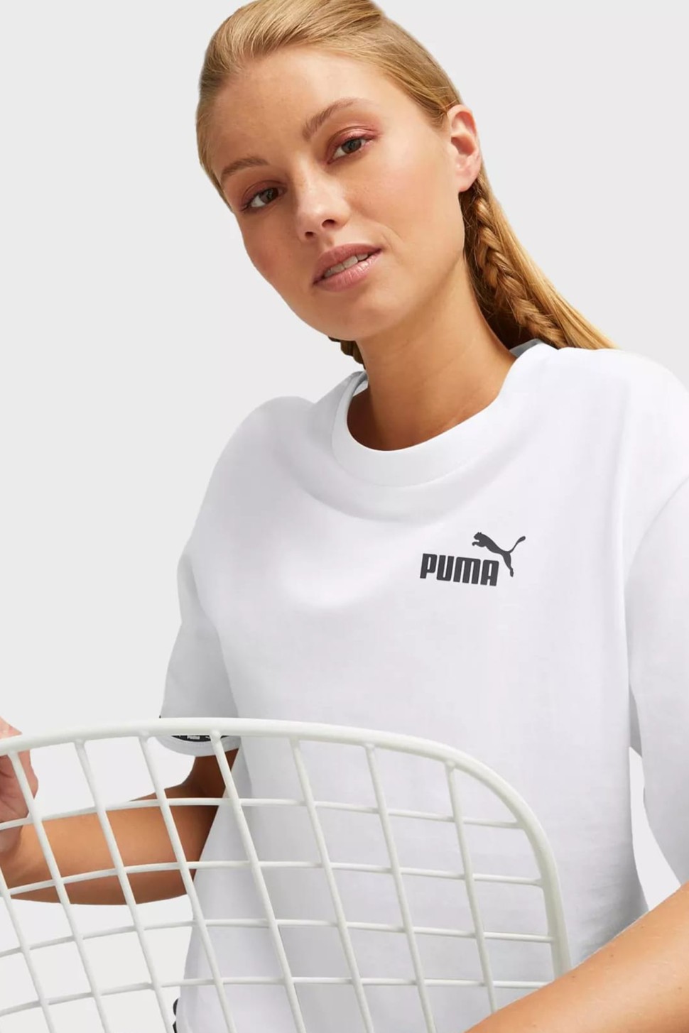Футболка жіноча Puma PUMA POWER Tape Tee біла 67362602 — фото 4