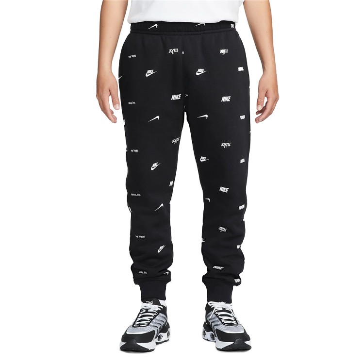 Брюки мужские Nike M NK CLUB+ BB  JGGR AOP черные FB7437-011 изображение 1