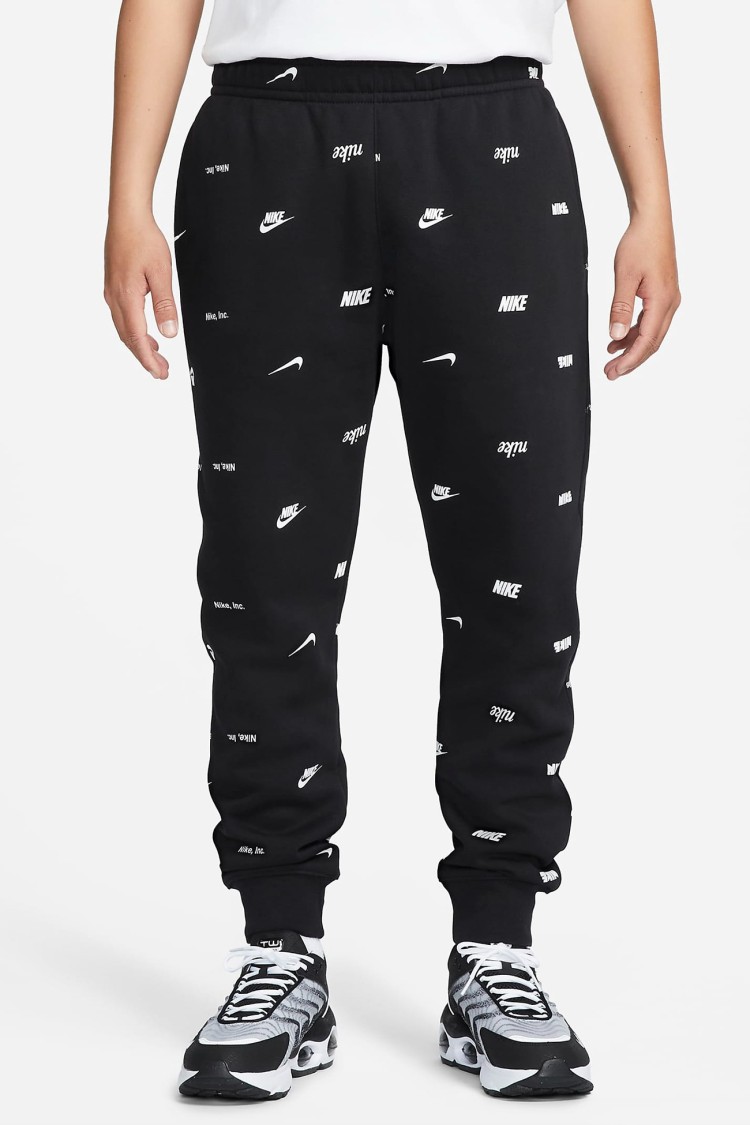 Брюки мужские Nike M NK CLUB+ BB  JGGR AOP черные FB7437-011 изображение 3