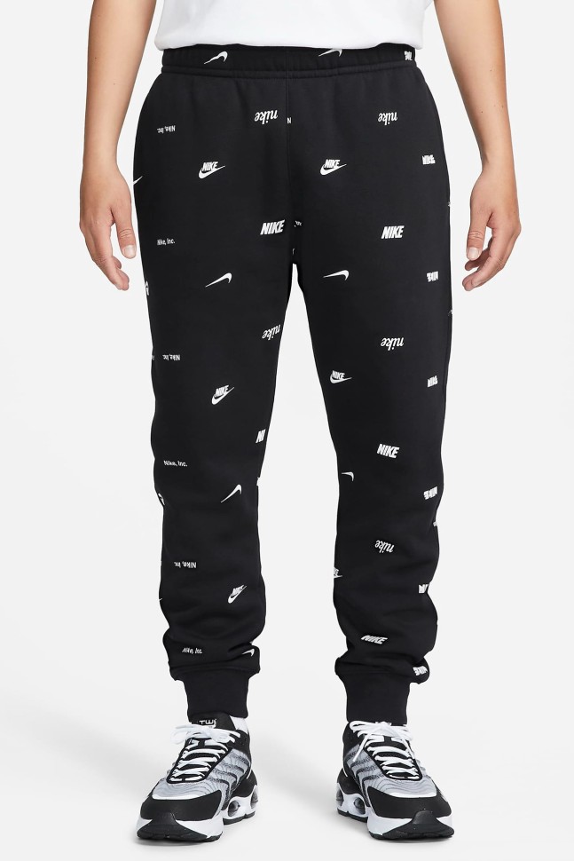 Брюки мужские Nike M NK CLUB+ BB  JGGR AOP черные FB7437-011 изображение 3