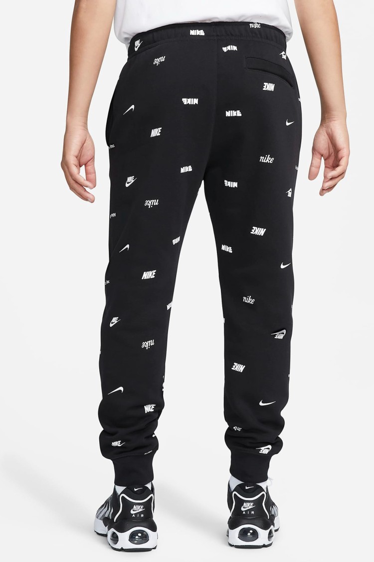 Брюки мужские Nike M NK CLUB+ BB  JGGR AOP черные FB7437-011 изображение 4