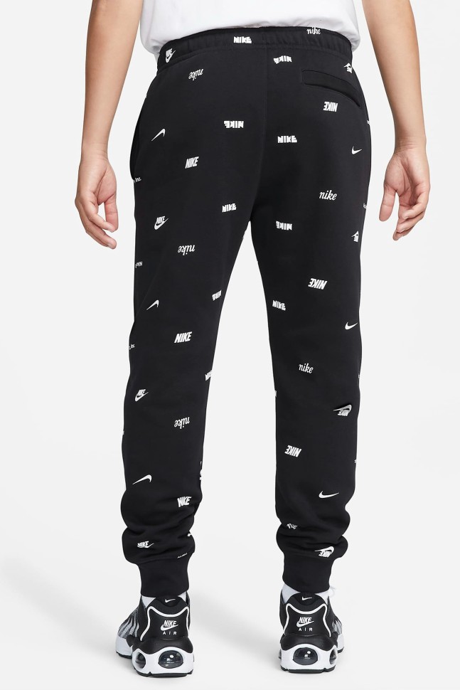Брюки мужские Nike M NK CLUB+ BB  JGGR AOP черные FB7437-011 изображение 4