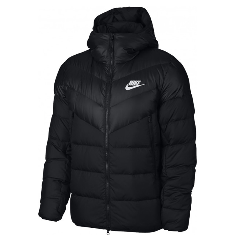 Куртка мужская Nike Sportswear Down Fill Windrunner Jacket Hoodie черная 928833-010 изображение 1