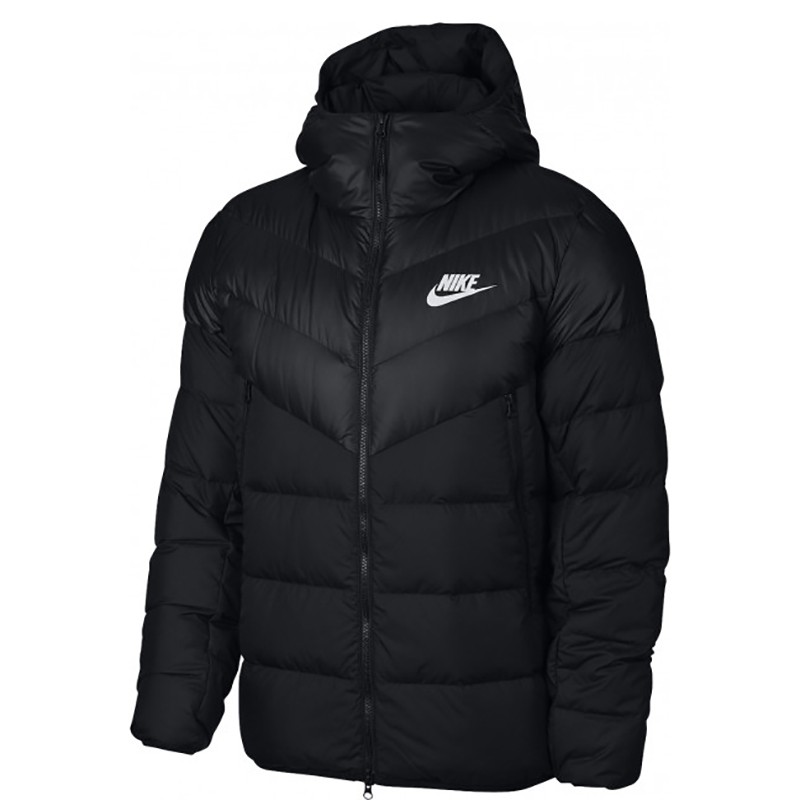 Куртка мужская Nike Sportswear Down Fill Windrunner Jacket Hoodie черная 928833-010 — Sport City Куртка мужская Nike Sportswear Down Fill Windrunner Jacket Hoodie черная 928833-010