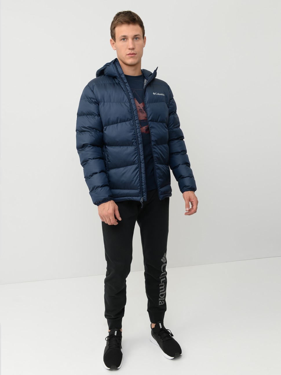 Куртка чоловіча Columbia Fivemile Butte™ Hooded Jacket синя 1864204-464 — фото 5