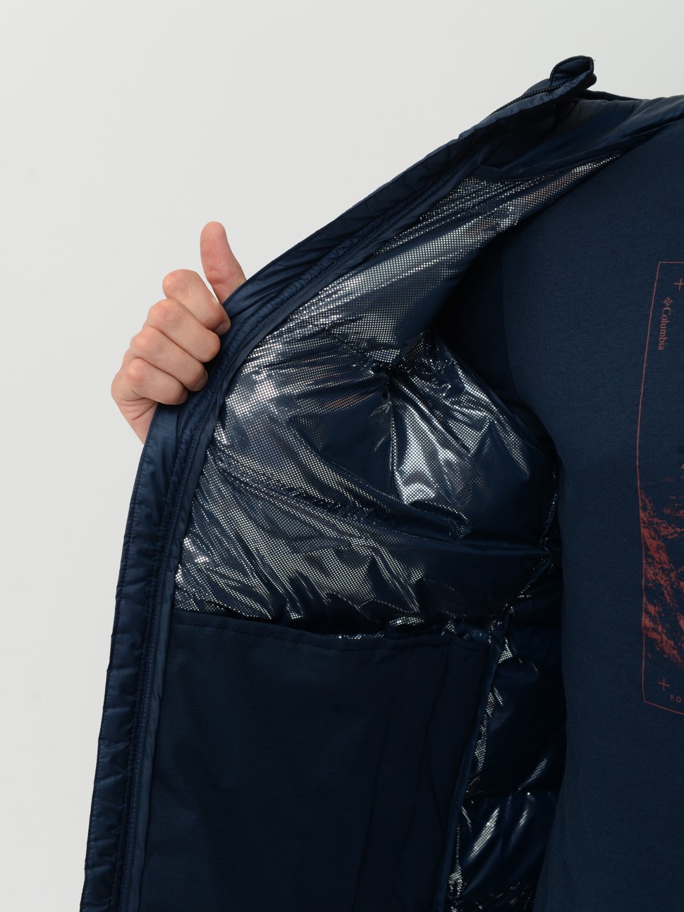 Куртка чоловіча Columbia Fivemile Butte™ Hooded Jacket синя 1864204-464 — фото 6