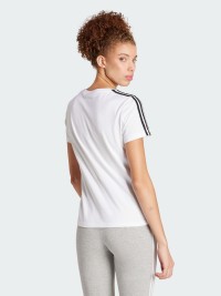 Футболка жіноча Adidas W 3S T біла GL0783 изображение 4