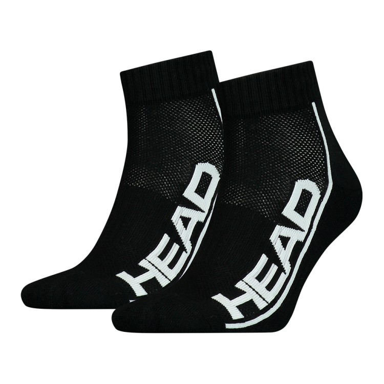Носки HEAD PERFORMANCE QUARTER 2P UNISEX черные 791019001005