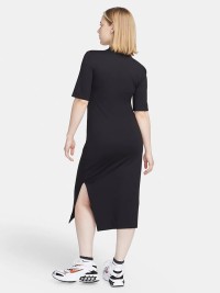 Сукня жіноча Nike W NSW ESSNTL MIDI DRESS чорна DV7878-010 изображение 3