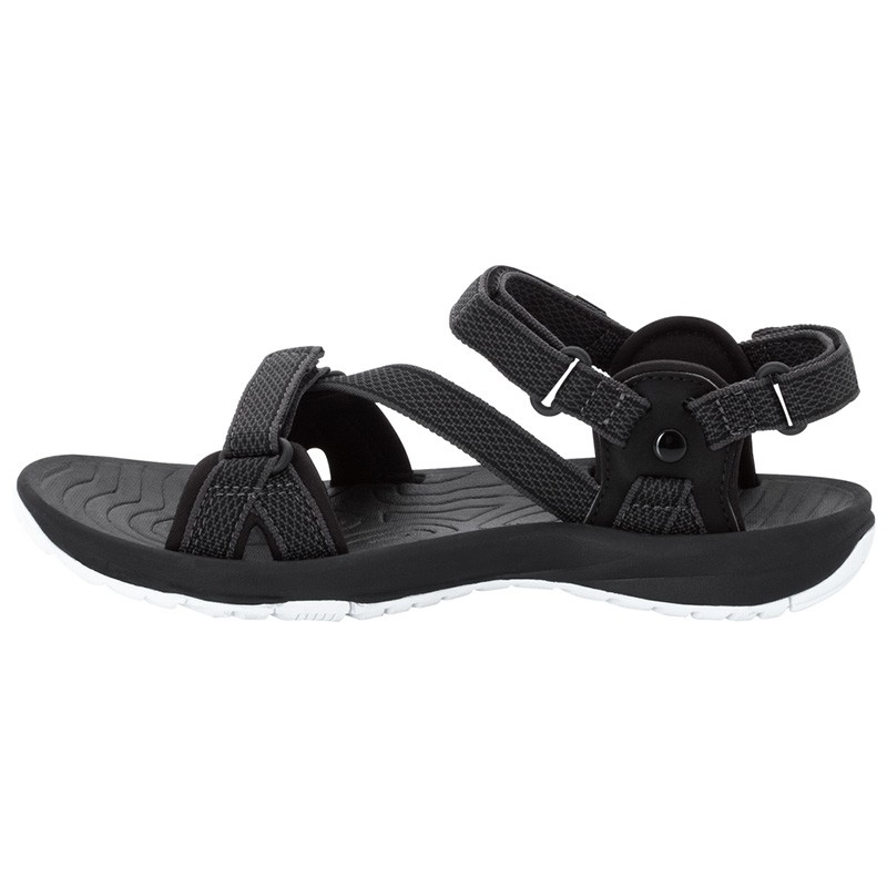 Сандалии женские Jack Wolfskin LAKEWOOD RIDE SANDAL W черные 4019041-6000 — фото 4