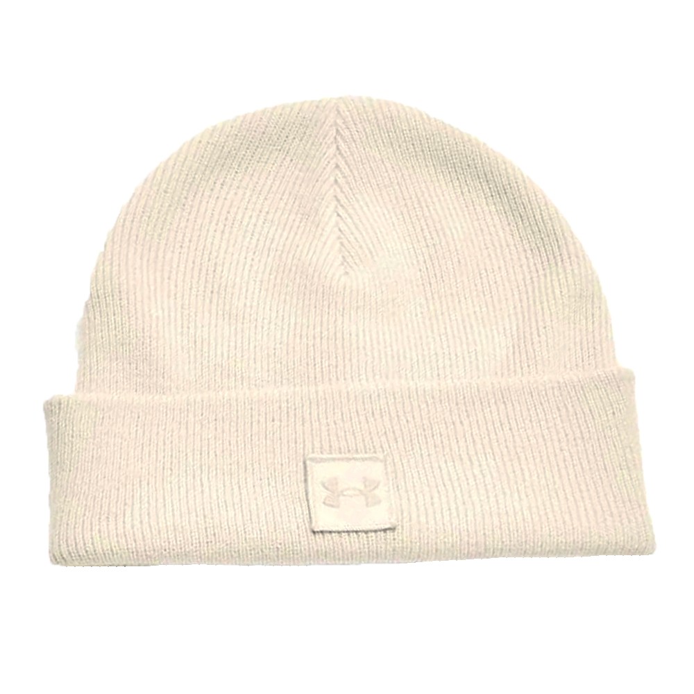 Шапка мужская Under Armour UA Halftime Shallow Cuff бежевая 1379990-110