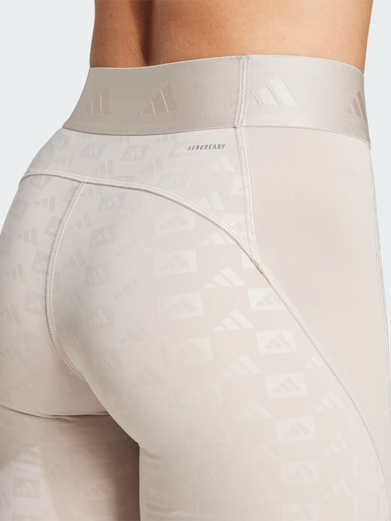 Легінси жіночі Adidas HYGLM 1/1 L Q4 бежеві IK5499 изображение 7