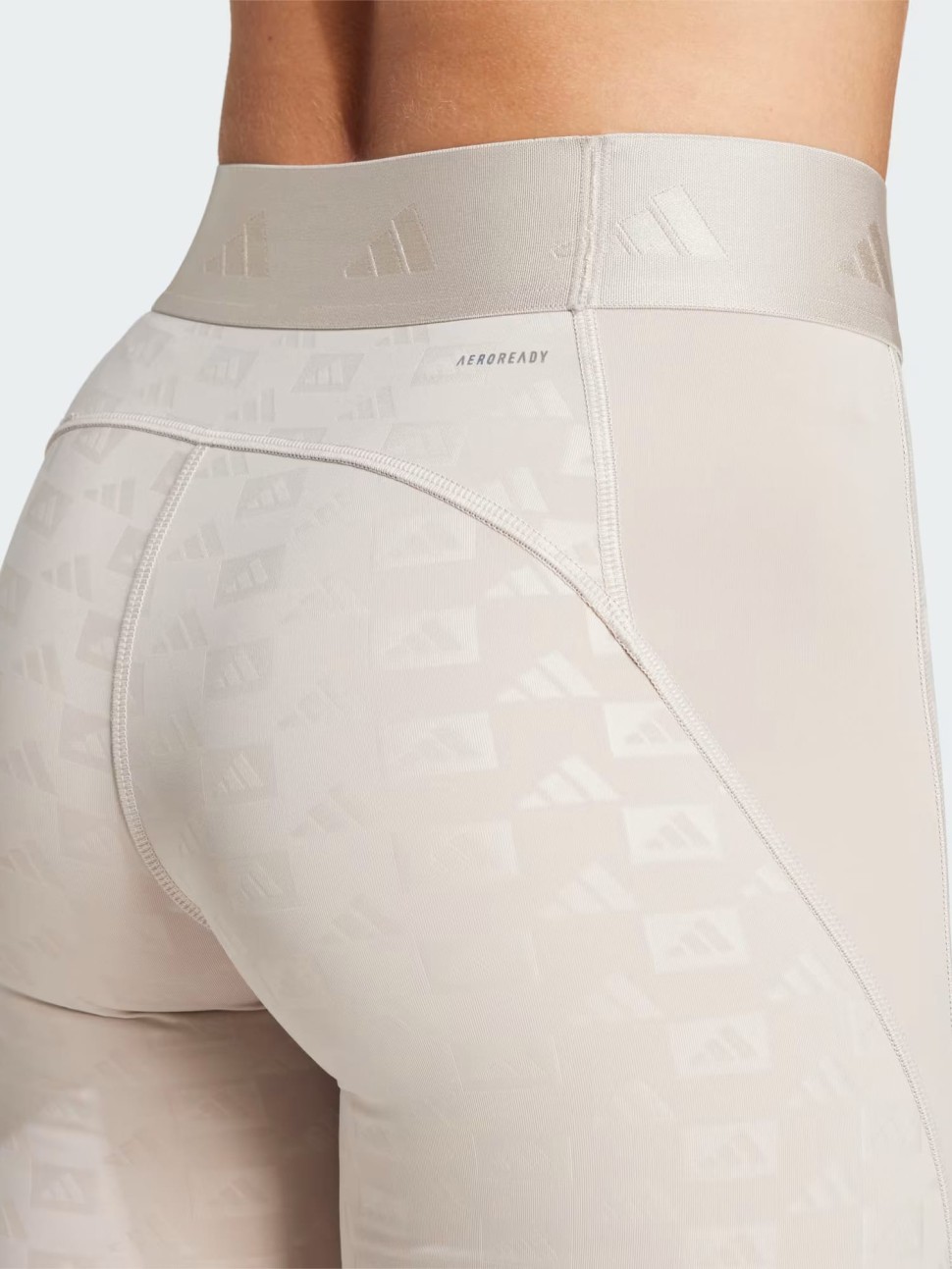 Легінси жіночі Adidas HYGLM 1/1 L Q4 бежеві IK5499 — фото 7
