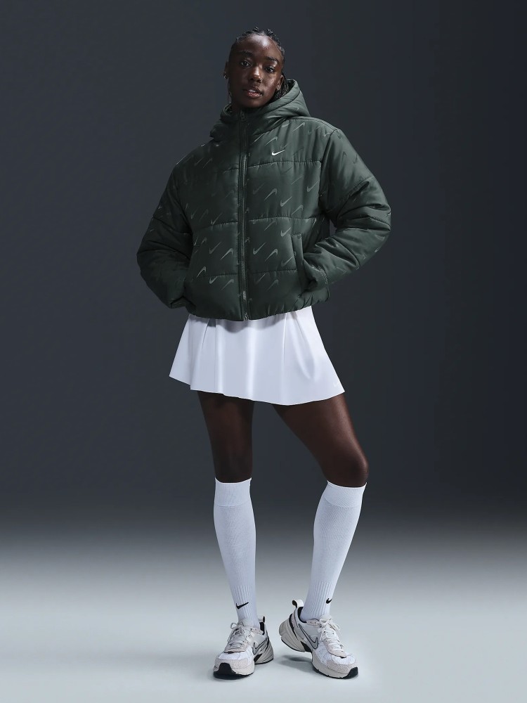 Куртка жіноча Nike W NSW TF SNFL NK CLSC PFR AOP зелена FV7941-338 изображение 2