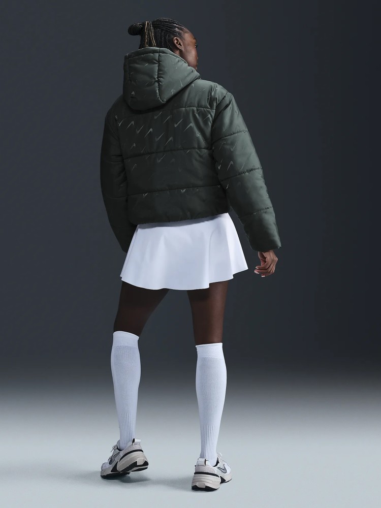 Куртка жіноча Nike W NSW TF SNFL NK CLSC PFR AOP зелена FV7941-338 изображение 4