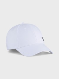 Бейсболка  Puma ESS METAL PUMA CAT BB Cap белая 02599407 изображение 2