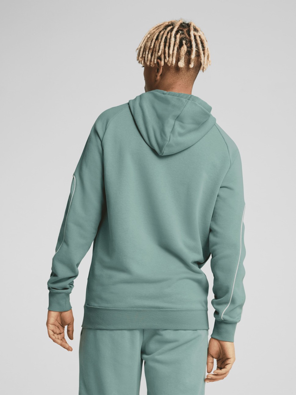 Толстовка чоловіча Puma SPORT Hoodie зелена 68461930 — фото 3