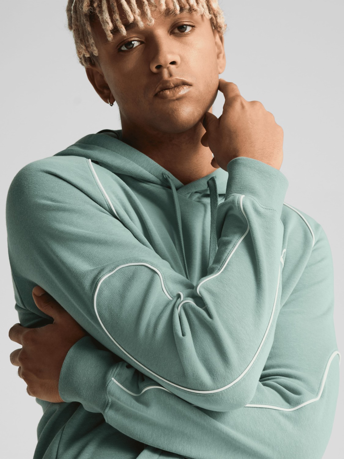 Толстовка мужская Puma PUMA SPORT Hoodie зеленая 68461930 изображение 5