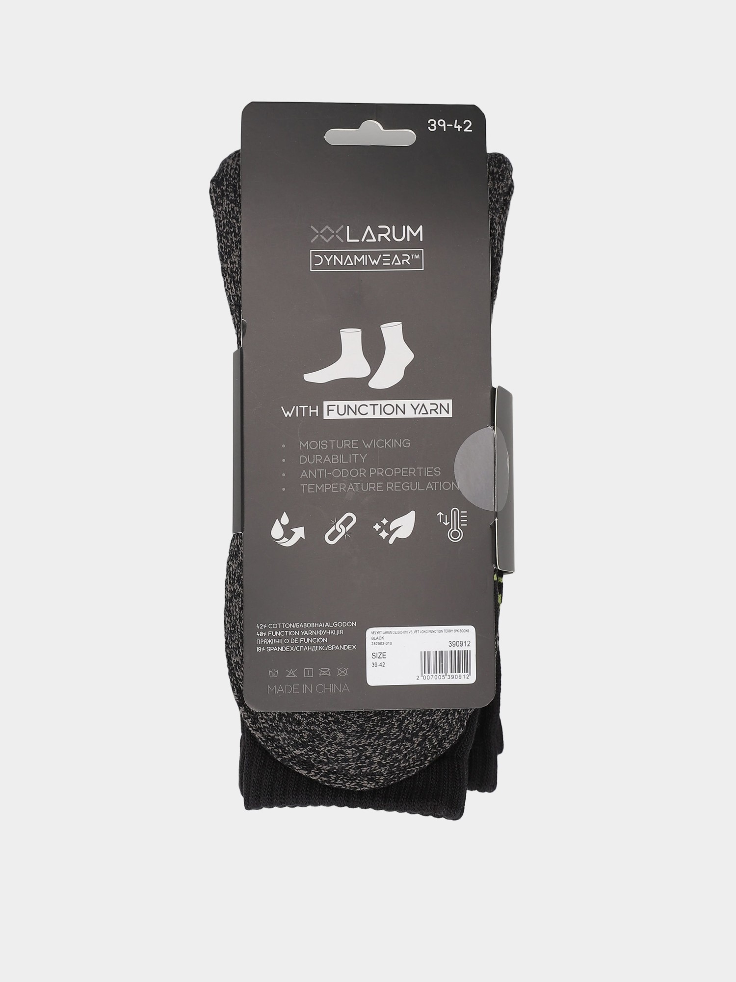 Носки Larum Velvet черные 252503-010 изображение 3