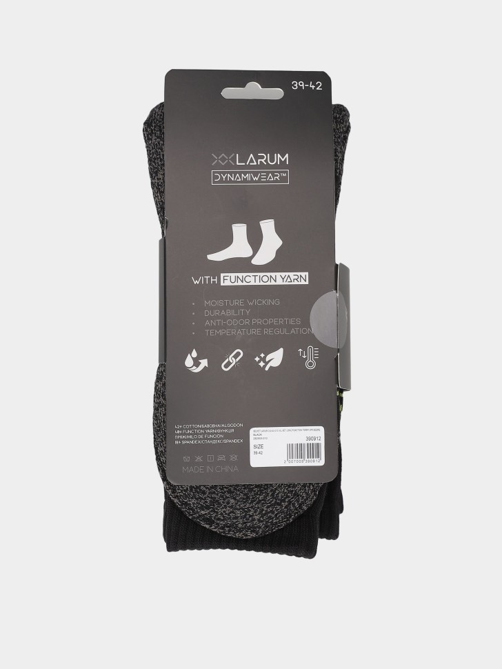 Шкарпетки Larum Velvet чорні 252503-010 изображение 3