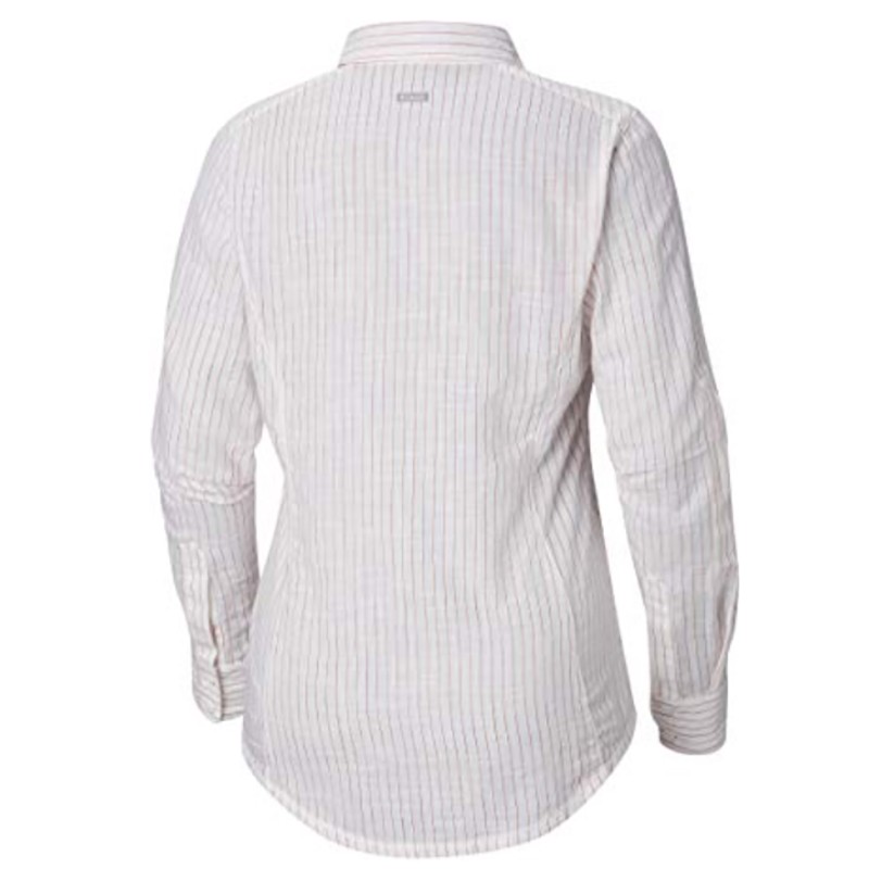 Рубашка женская Columbia Camp Henry™ Long Sleeve Shirt розовая 1450321-549 — фото 2