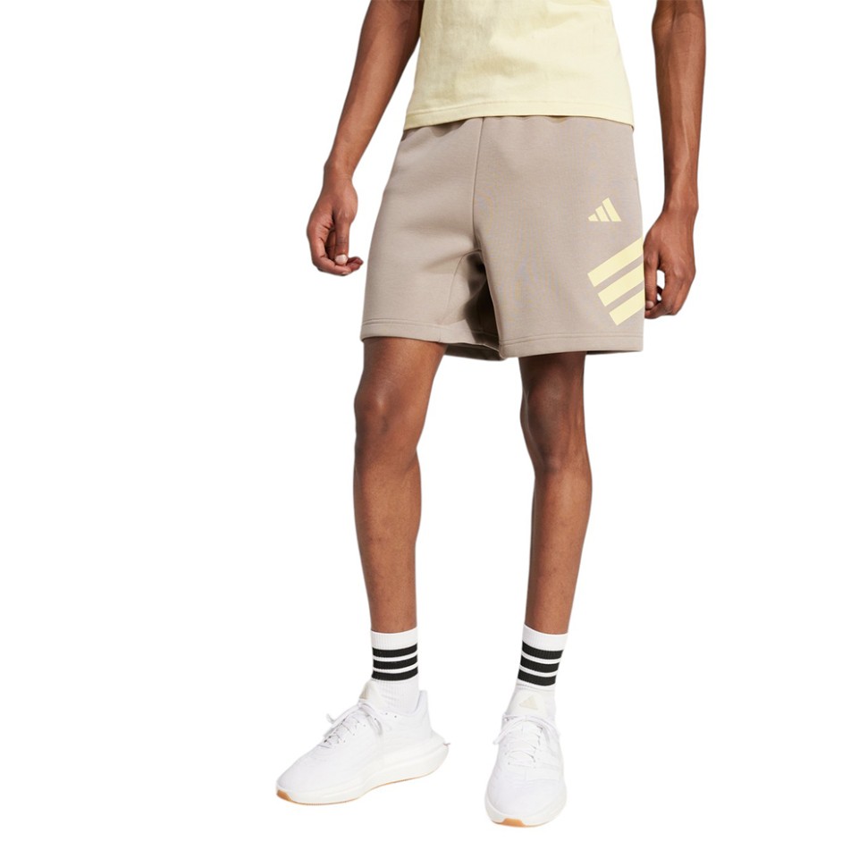 Шорты мужские Adidas M FI 3S SHO бежевые JD4882 изображение 1