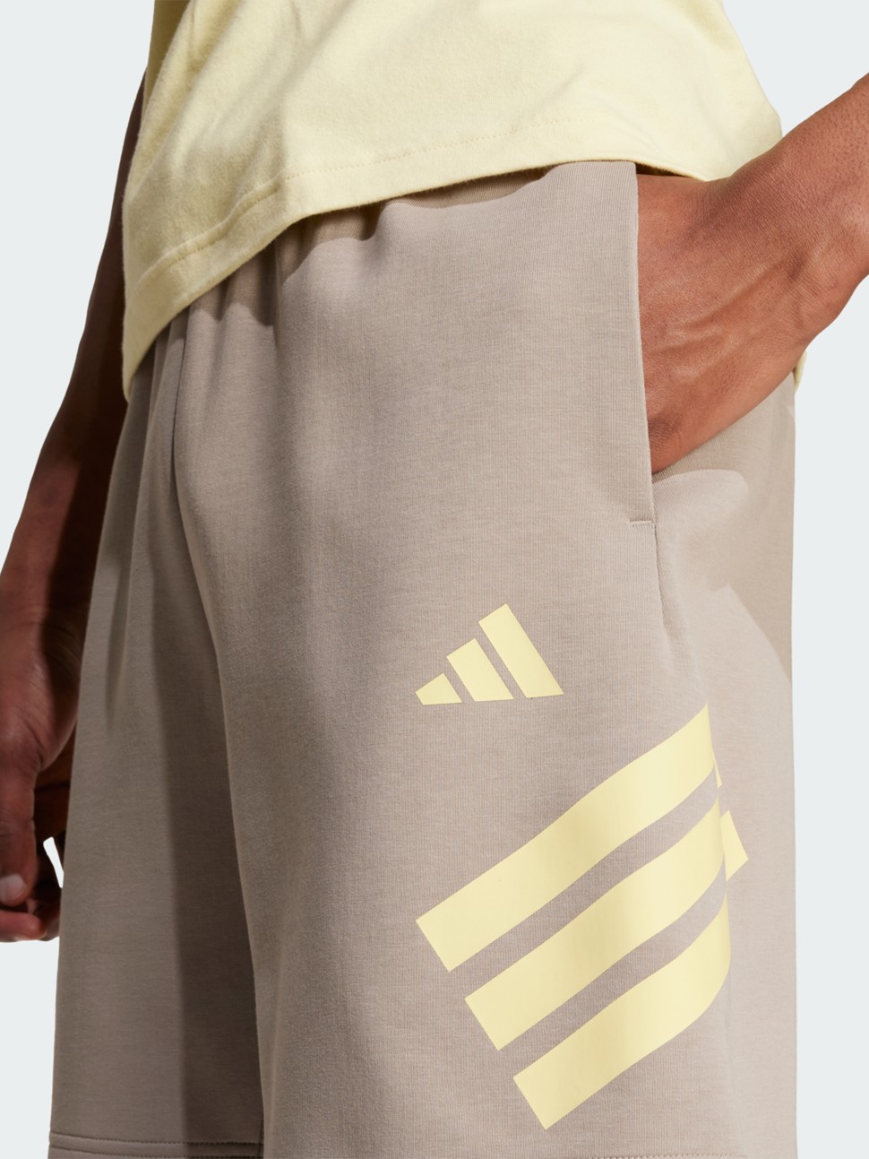 Шорти чоловічі Adidas M FI 3S SHO бежеві JD4882 — фото 5