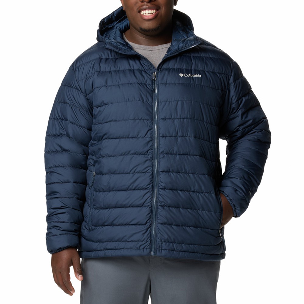 Куртка мужская Columbia Powder Lite™ II Hooded Jacket синяя 2086942-464
