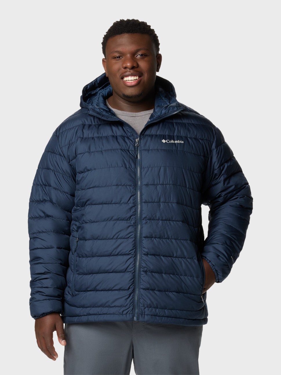 Куртка чоловіча Columbia Powder Lite™ II Hooded Jacket синя 2086942-464 — фото 2