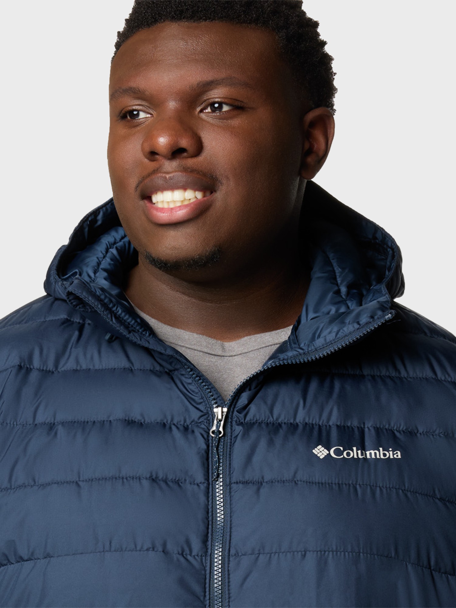 Куртка мужская Columbia Powder Lite™ II Hooded Jacket синяя 2086942-464 изображение 6