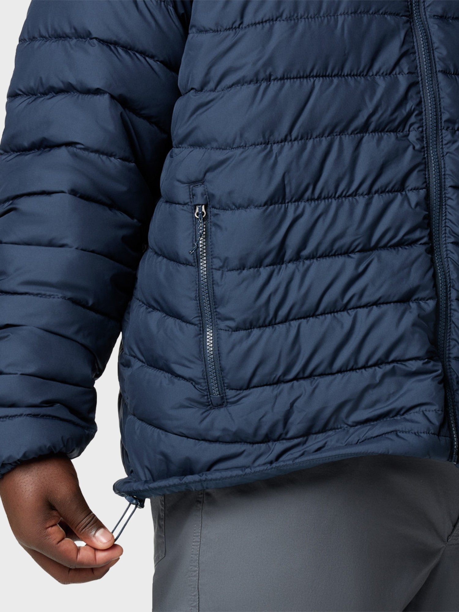 Куртка мужская Columbia Powder Lite™ II Hooded Jacket синяя 2086942-464 изображение 8