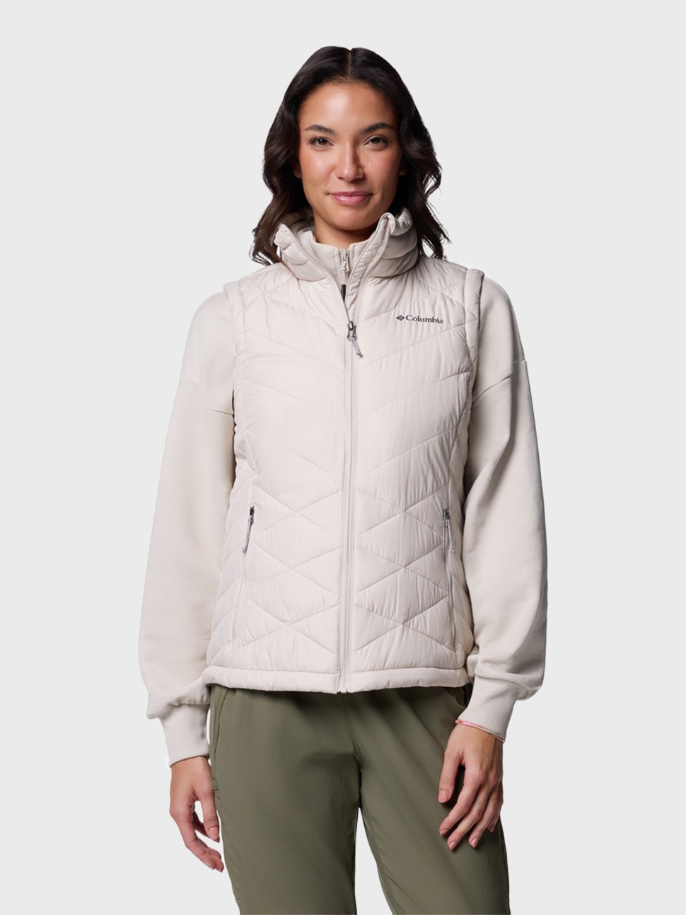 Жилет жіночий Columbia Heavenly™ II Vest бежевий 2089201-278 — фото 3