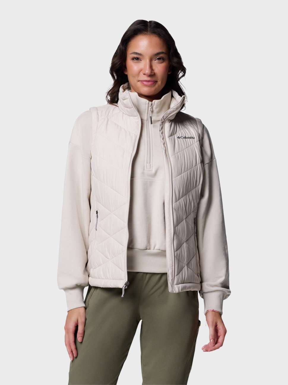 Жилет жіночий Columbia Heavenly™ II Vest бежевий 2089201-278 — фото 6