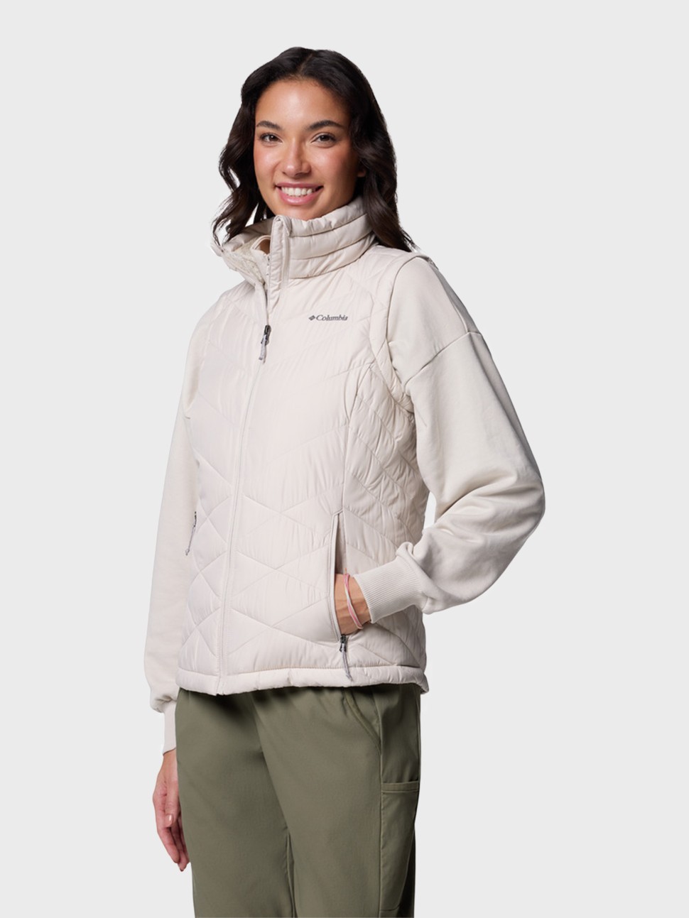 Жилет жіночий Columbia Heavenly™ II Vest бежевий 2089201-278 — фото 7