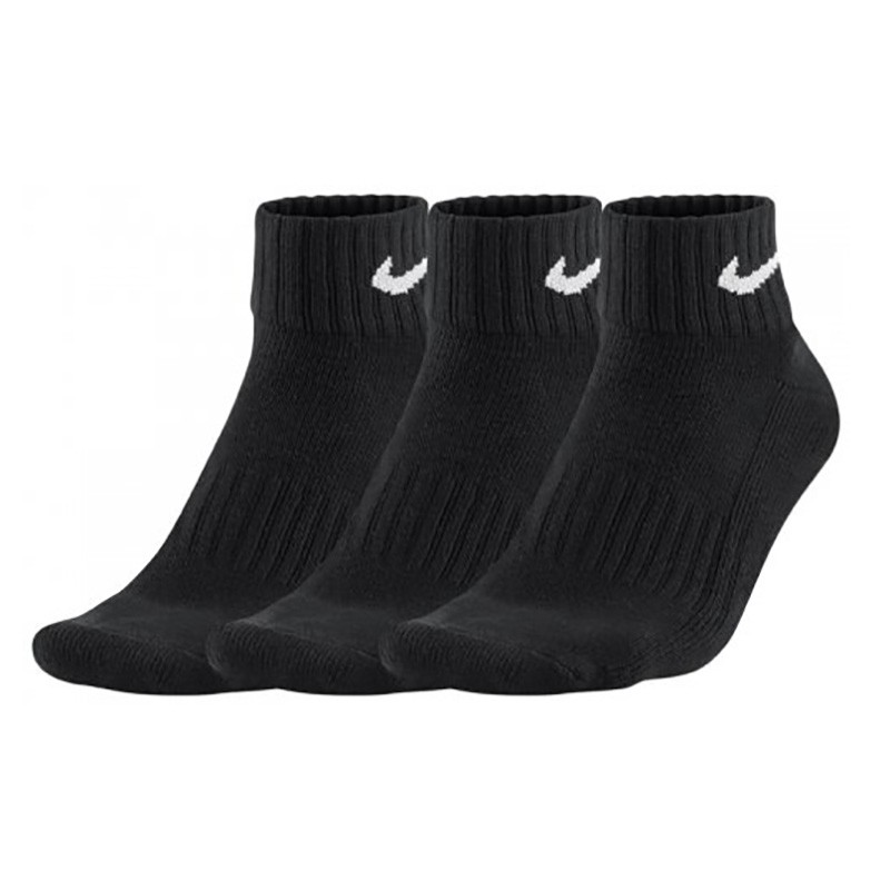 Шкарпетки Nike Value Cotton Quarter чорні SX4926-001 — фото 1