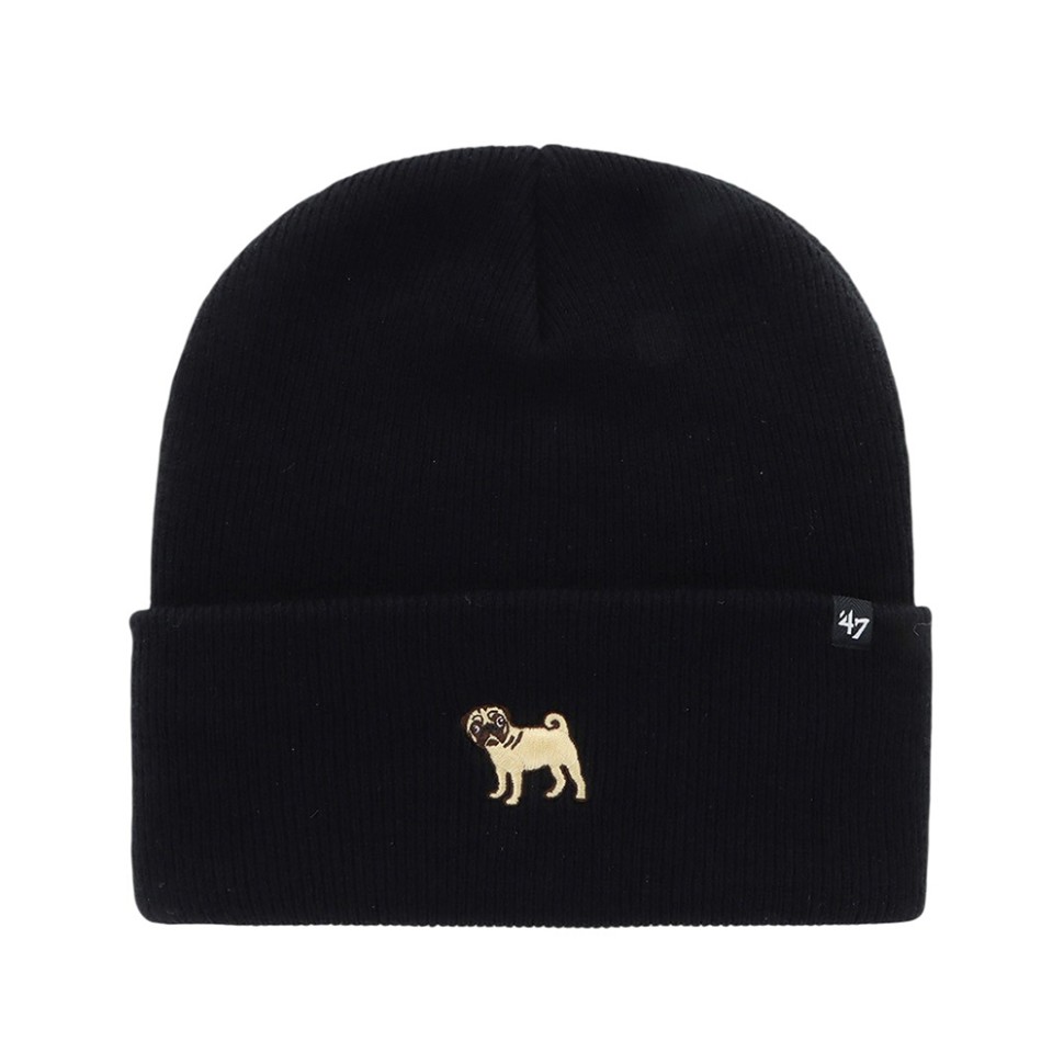 Шапка 47 Brand DOG BASE RUNNER черная BRNCK28ACE-BK изображение 1