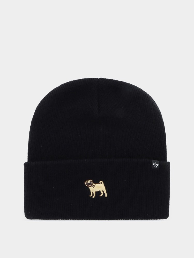Шапка 47 Brand DOG BASE RUNNER черная BRNCK28ACE-BK изображение 2