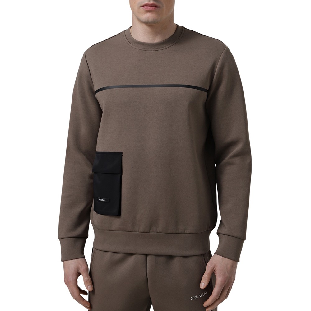 Толстовка мужская Larum Viora коричневая 302515-200