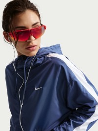 Вітрівка жіноча Nike W NSW ESSNTL UV WVN JKT HD синя FV6298-461 изображение 6