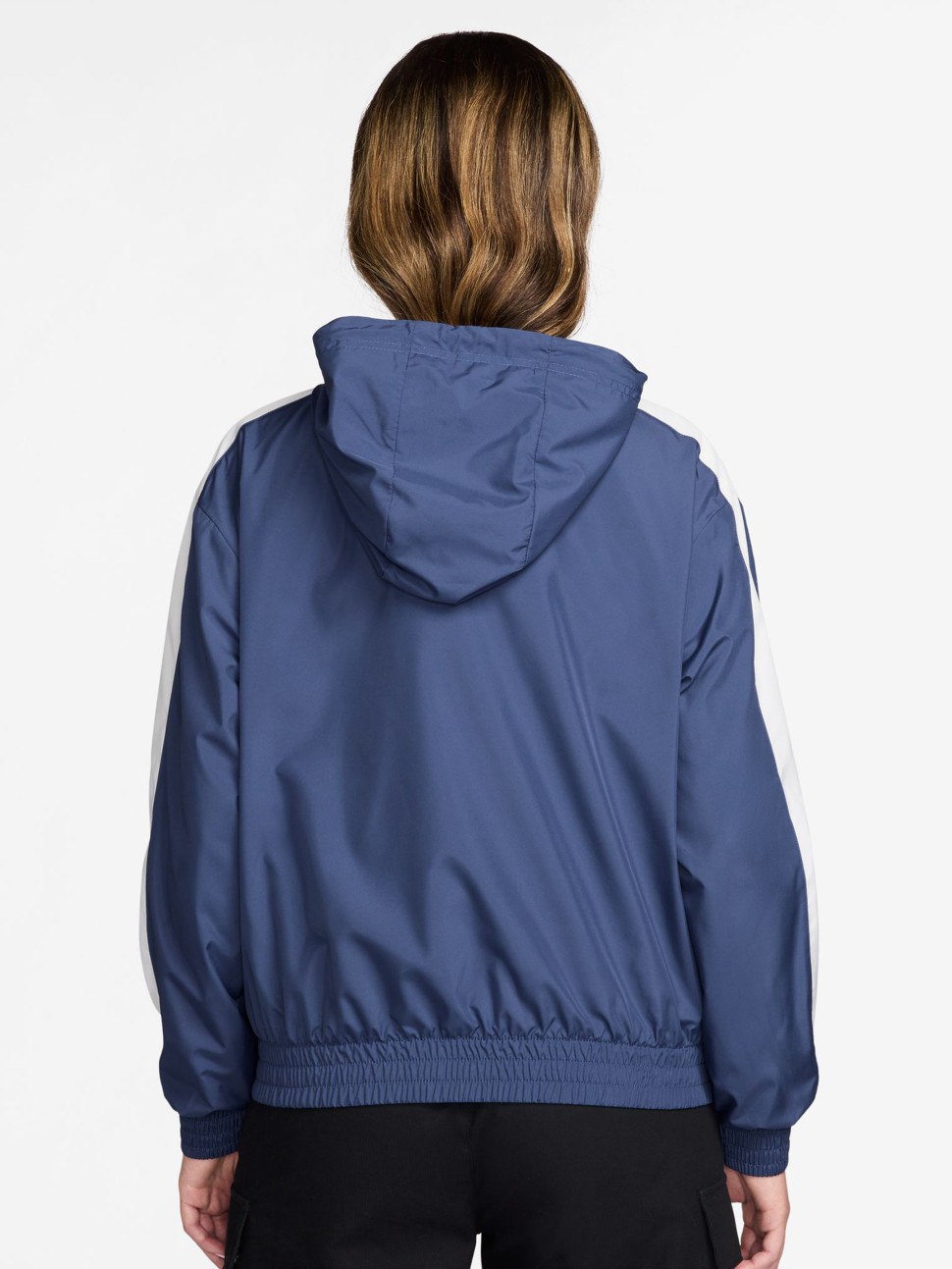 Вітрівка жіноча Nike W NSW ESSNTL UV WVN JKT HD синя FV6298-461 — фото 7