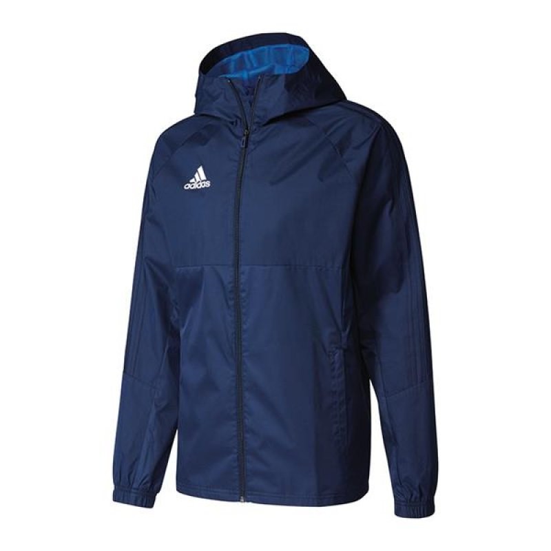 Ветровка мужская Adidas TIRO17 RN JKT синяя BQ2652 — фото 1
