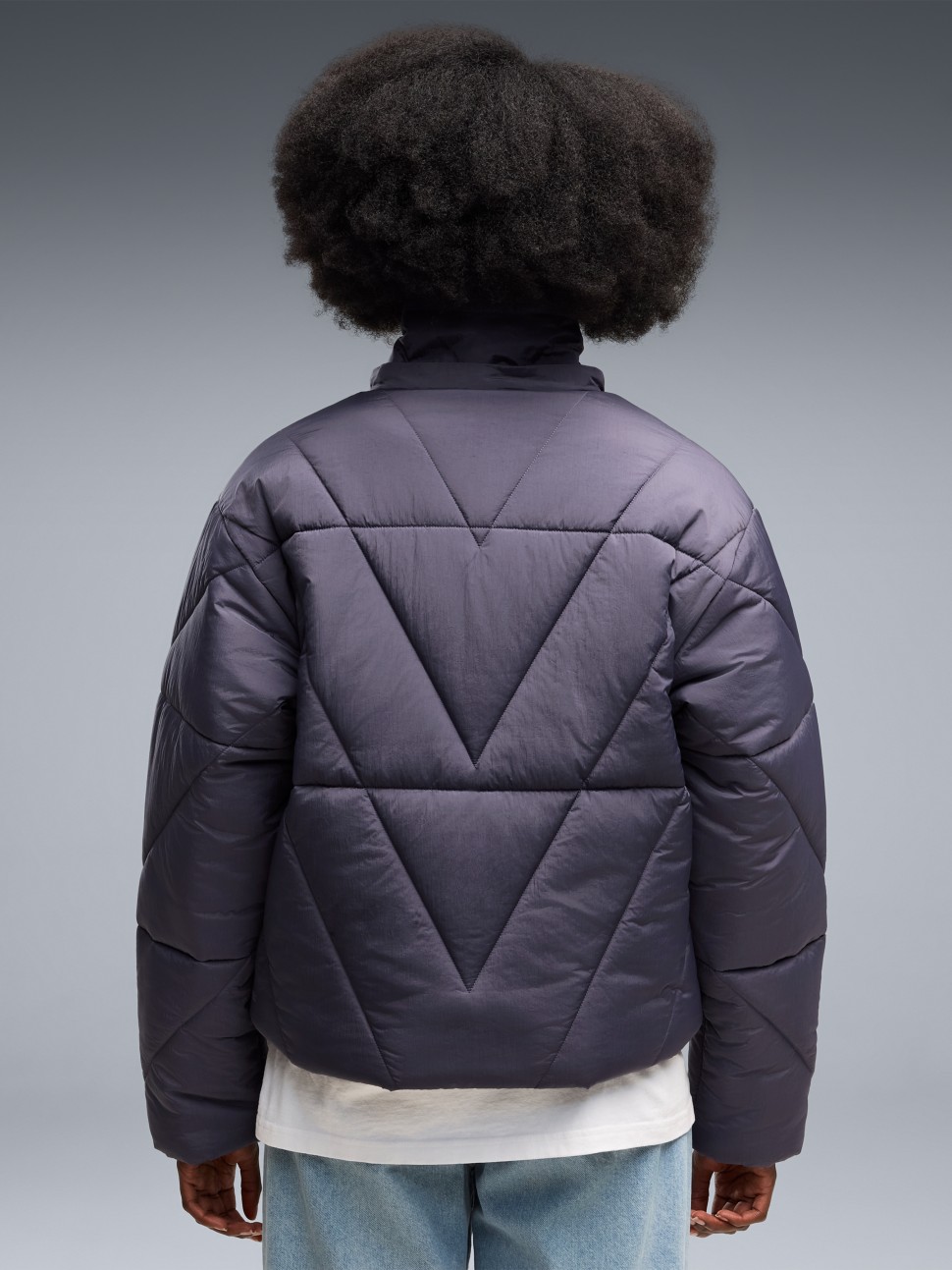 Women's jacket Puma Quilted Puffer Jacket W navy blue 69456835 — photo 3 — Sport City Women's jacket Puma Quilted Puffer Jacket W navy blue 69456835 — photo 3
