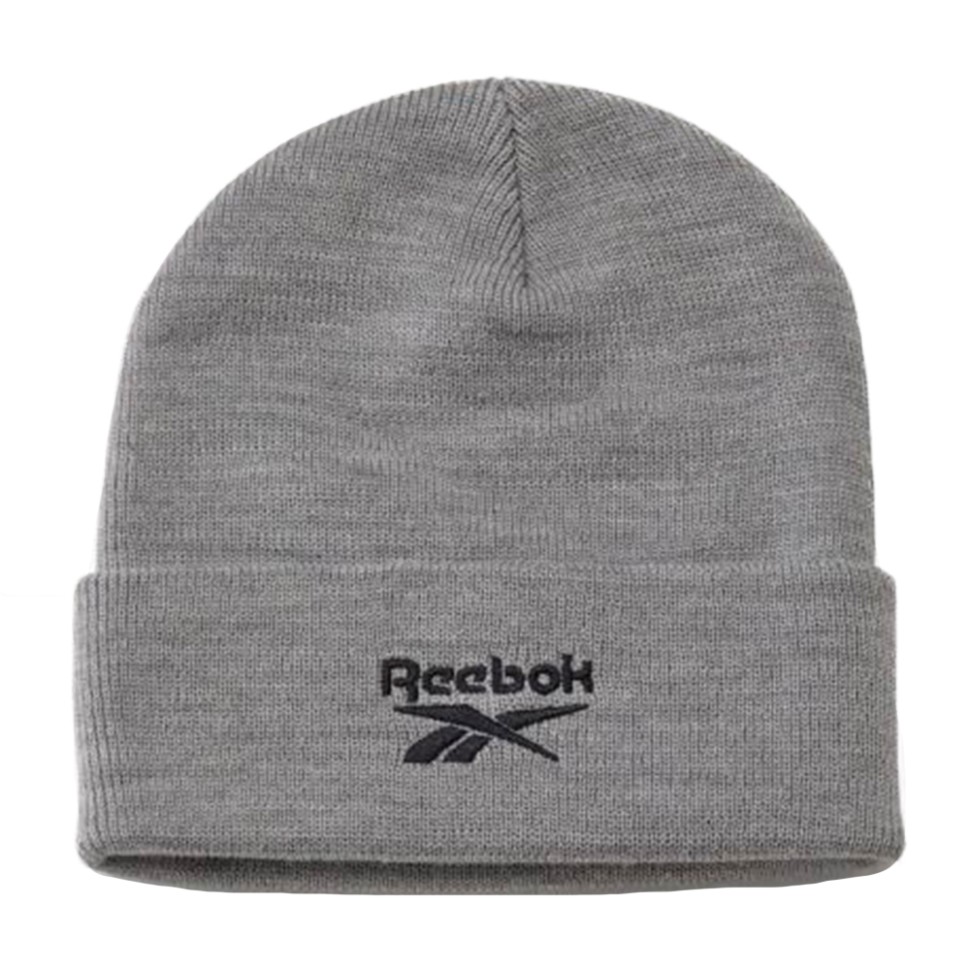 Шапка Reebok Te Logo Beanie сіра GH0428 — фото 1