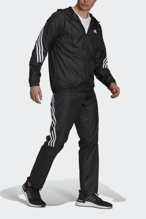 Костюм мужской Adidas Mts Wvn Hooded черный H15580