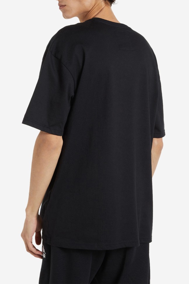 Футболка мужская Kappa T-shirt черная 113360-99 изображение 3