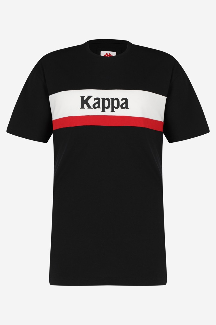 Футболка мужская Kappa T-shirt черная 113360-99 изображение 5