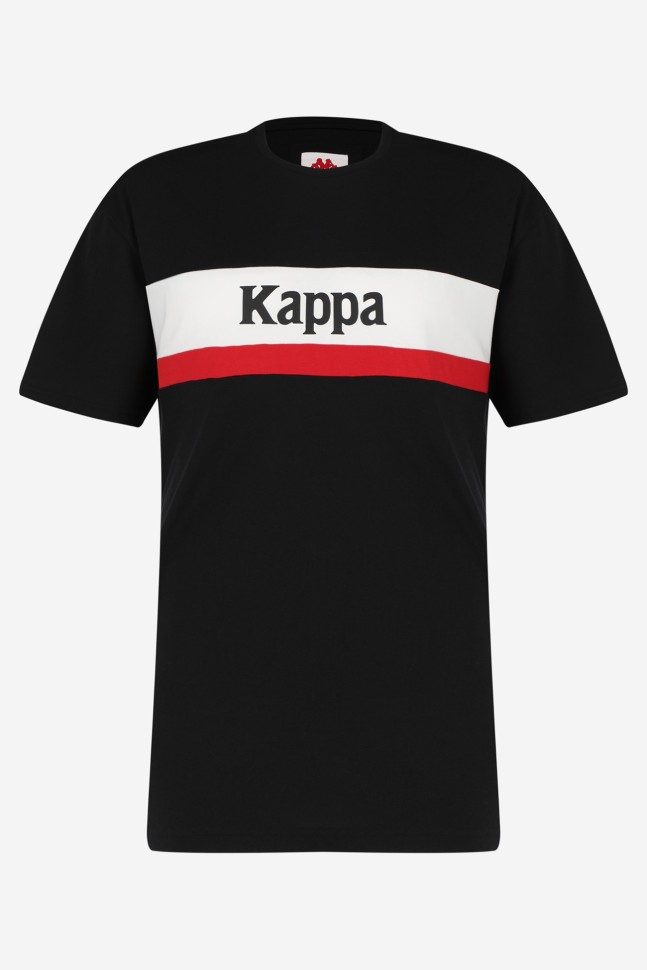 Футболка мужская Kappa T-shirt черная 113360-99 изображение 5